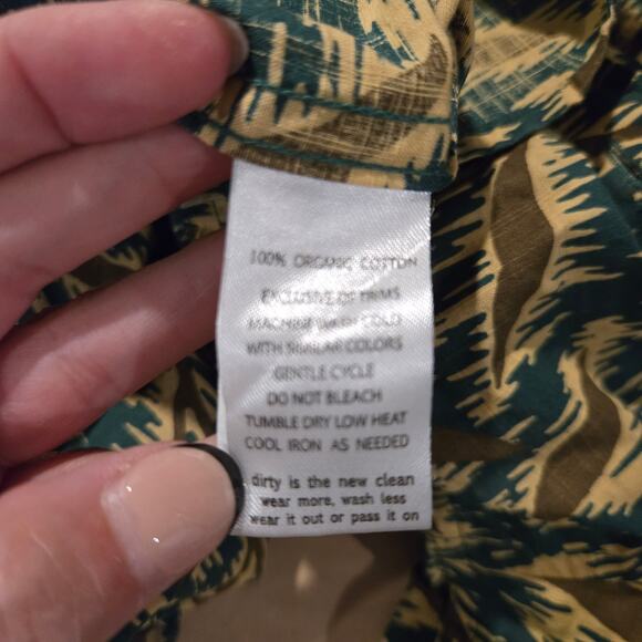 Toad & Co mens Fletch button up short sleeve shirt sz M - Picture 4 of 6